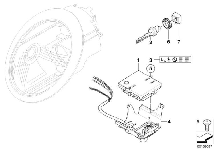 Headlight, electronic parts, Xenon light ->48015630723