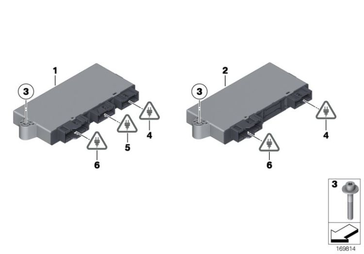 Control unit CAS4 ->51931612354