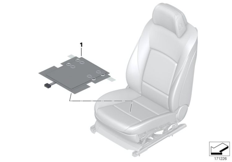 Electr.compon.seat occupancy detection ->