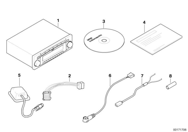 Spare parts, radio navigation ->48015032322