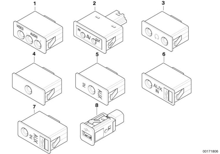 TV/Audio plug socket ->47750611723