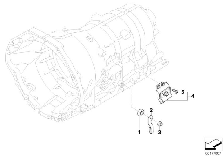 GA6HP26Z gearshift parts ->47739241100