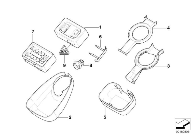 Piezas sueltas p sensor de lluvia ->47795331138