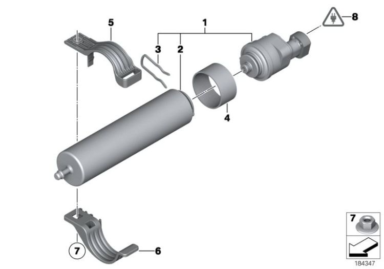 Fuel strainer with heating ->51264160734