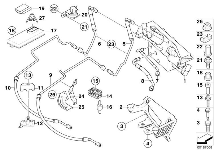 Valve block and add-on parts/Dyn.Drive ->47751310667