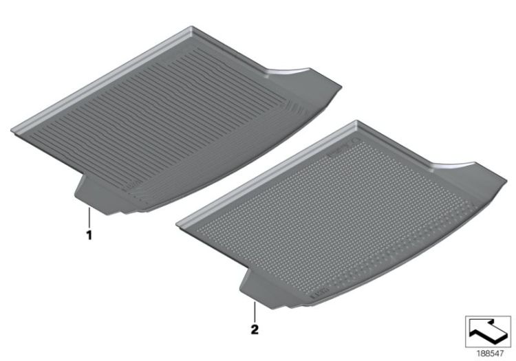 Fitted luggage compartment mat ->1440540