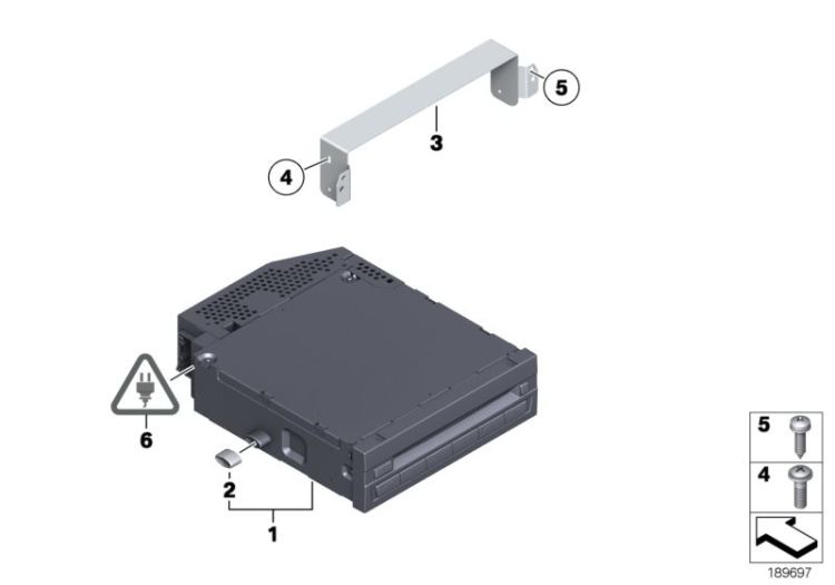 DVD Changer/Bracket ->50139651688