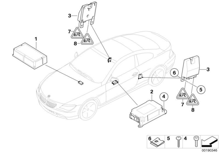 Elektrikteile Airbag ->47750651338