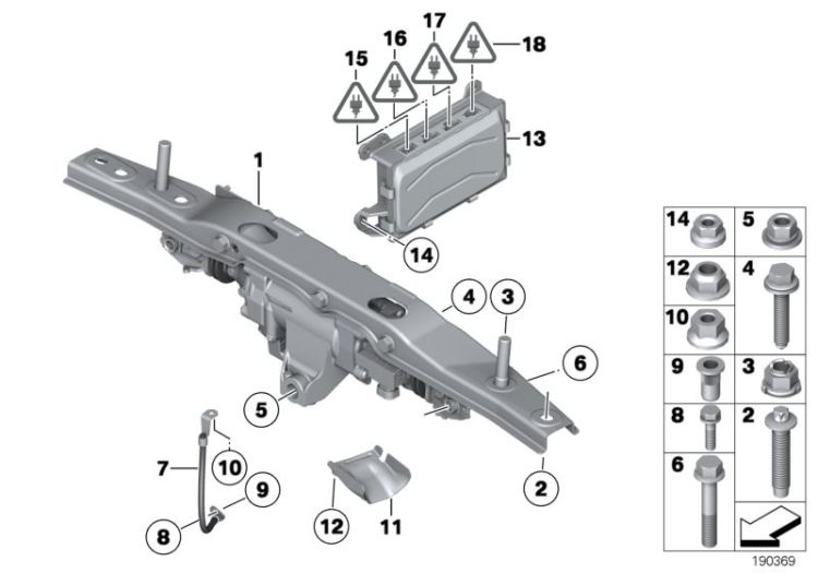 Actuator HSR/mounting parts/control unit ->1133232