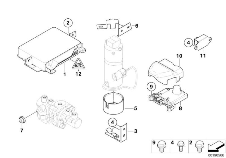 Control unit/sensors DSC ->47517340583