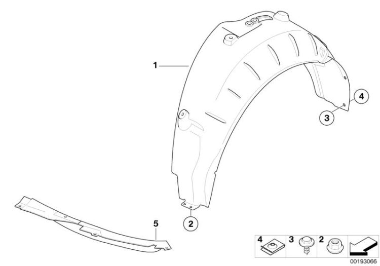 Wheel arch trim, rear ->48480411675