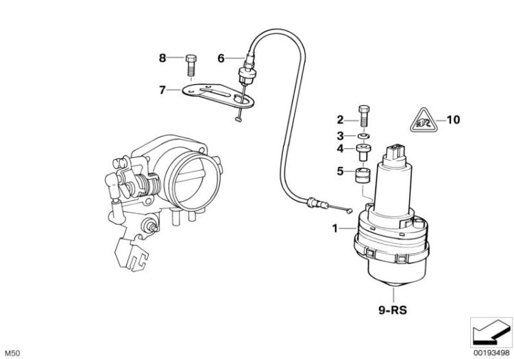 Throttle actuator ASC+T ->47327131449