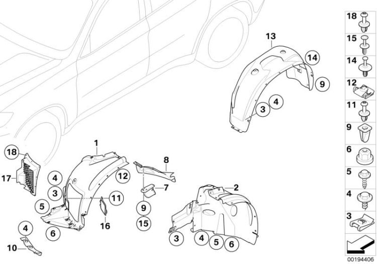 Wheelarch trim ->