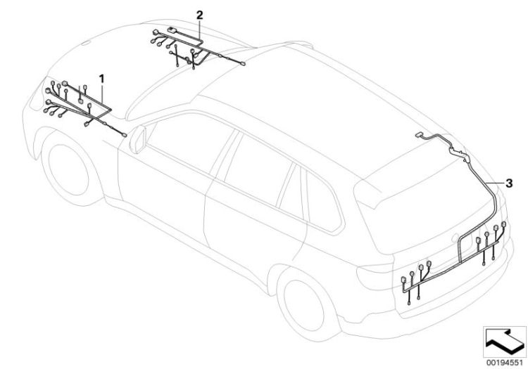 Repair cable main cable harness ->50139612475