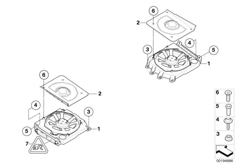 Components central bass ->47750651301