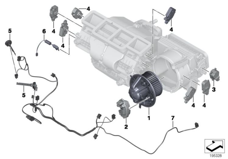 Electric parts for AC unit ->48480641454