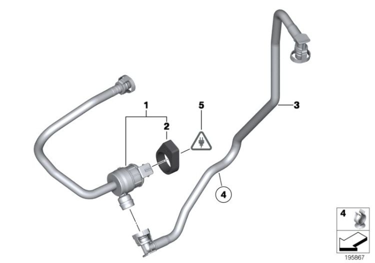 Fuel tank breather valve ->50140341587