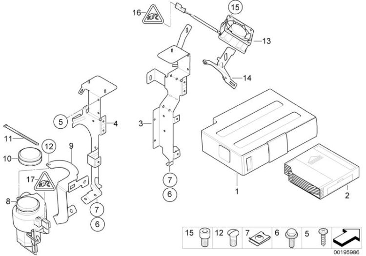 DVD Changer/Bracket ->47771651184