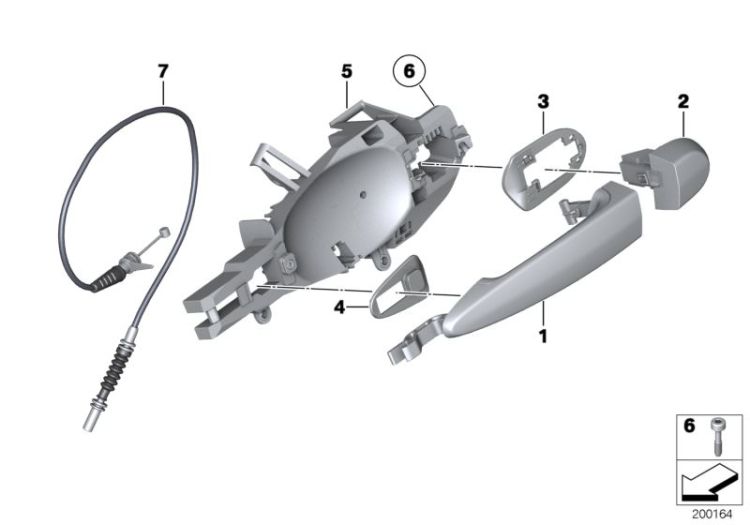 Locking system, door, rear ->48480411634