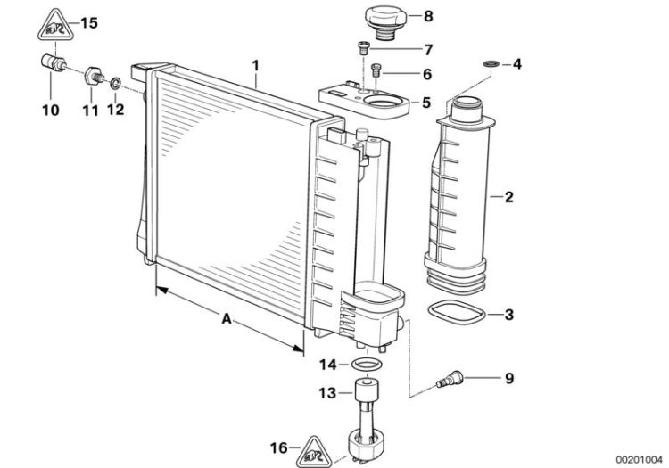 Wasserkühler-Ausgleichbehälter ->47251170502