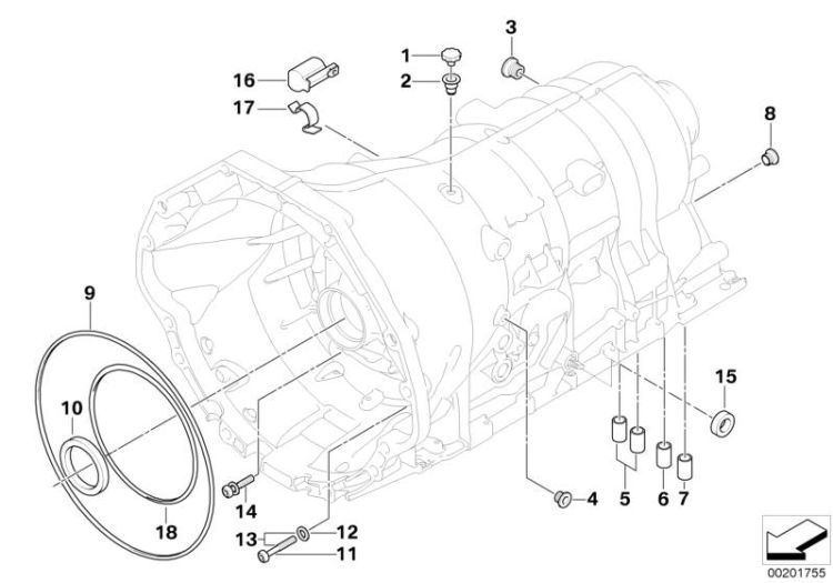 GA6HP26Z Gehäuse Anbauteile ->47750241043