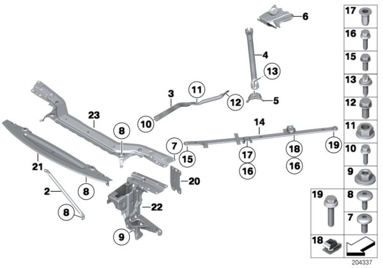 Versteifung Karosserie ->1133232