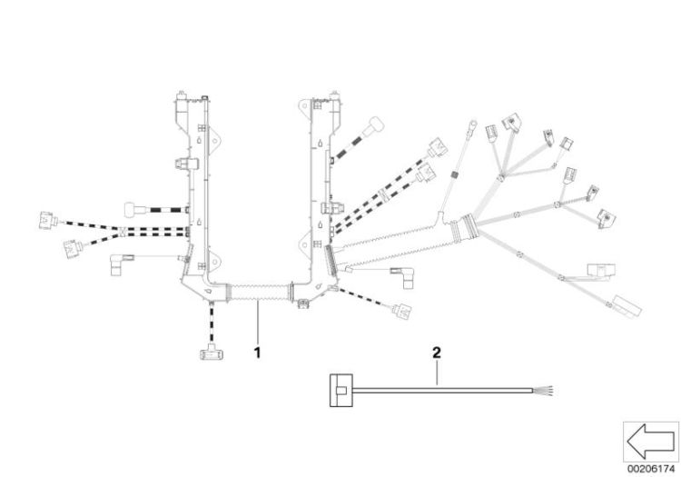 Kabelbaum Motor Motormodul ->48472121154