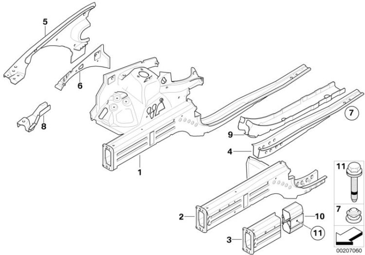 Wheelhouse/engine support ->49344160537