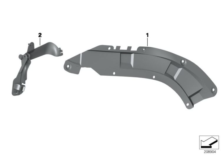 Wiring harness covers/cable ducts ->47771612047