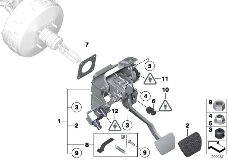 Pedal assembly ->52001350332