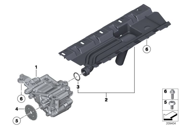 Lubrication system/Oil pump ->47765113751