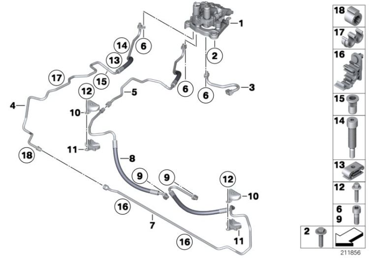 Valve block and add-on parts/Dyn.Drive ->47751321441