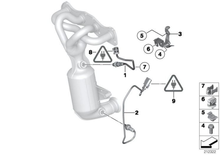 Lambda Probe Fixings ->50618180697