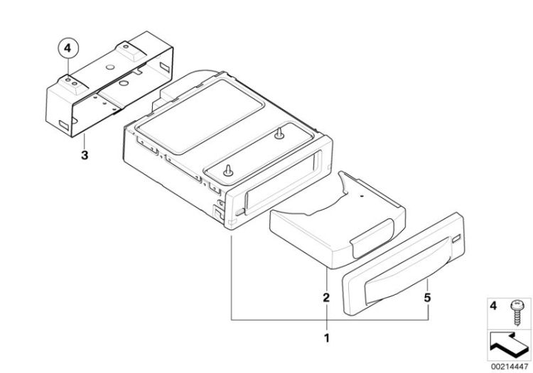 CD Changer/Bracket ->47750651312