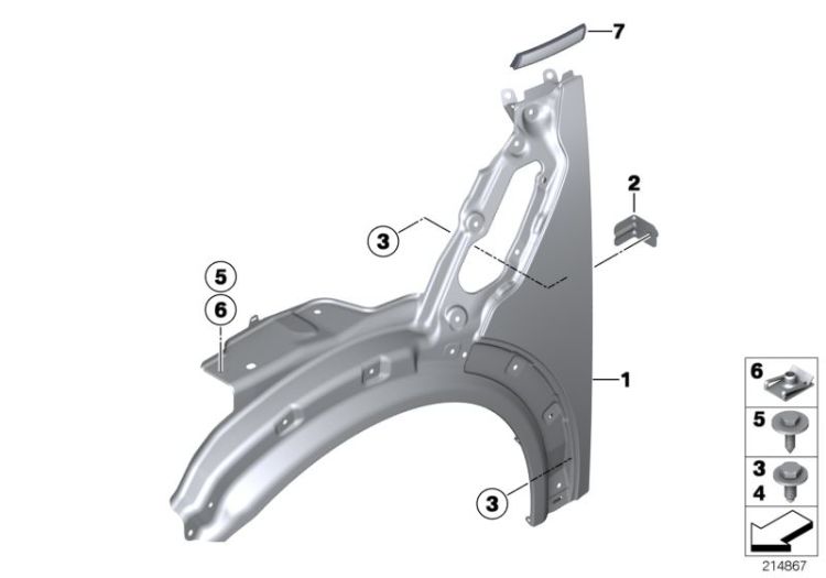 Side panel, front ->1133223