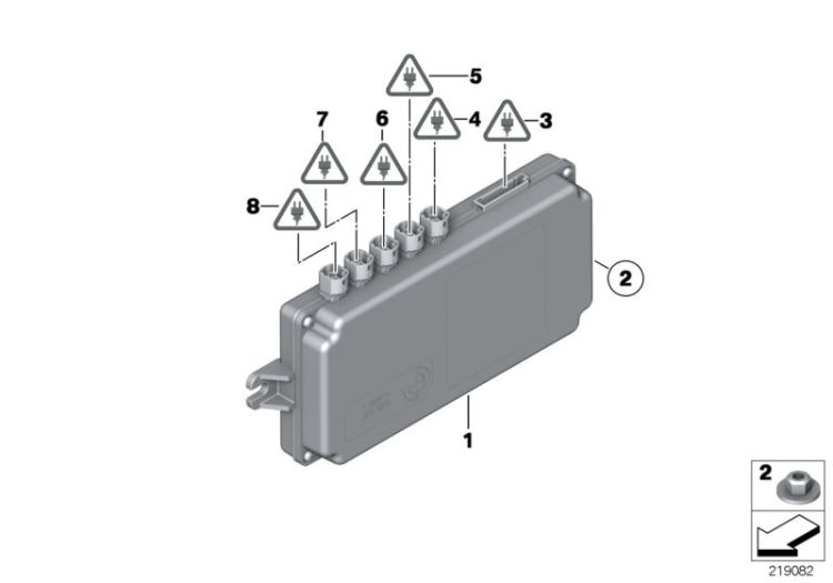 ECU, Surround View Camera ->51261660210