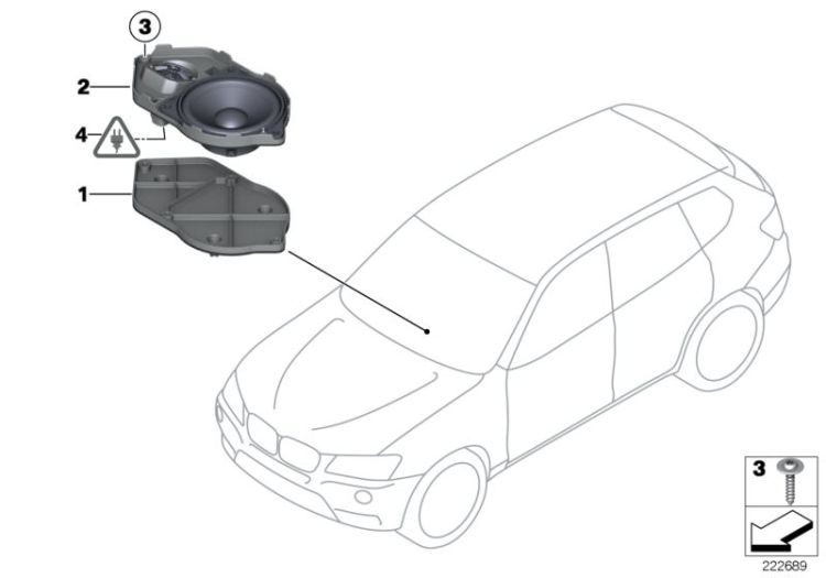 Loudspeaker, instrument panel ->52632652195