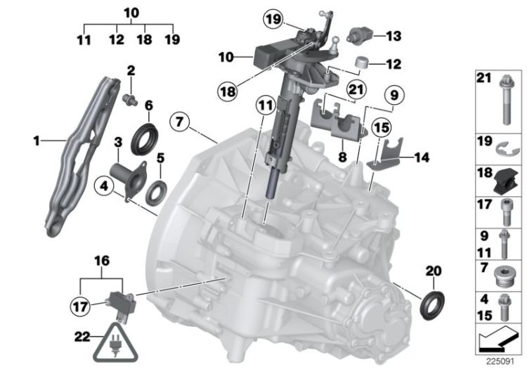 GS6-53BG/DG single gearbox parts ->50618231074