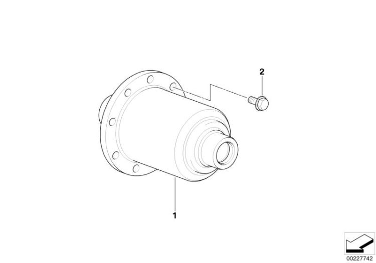 Differential-limited slip diff.unit ->47157330044