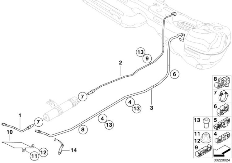 Fuel pipes / Mounting Parts ->48480160599