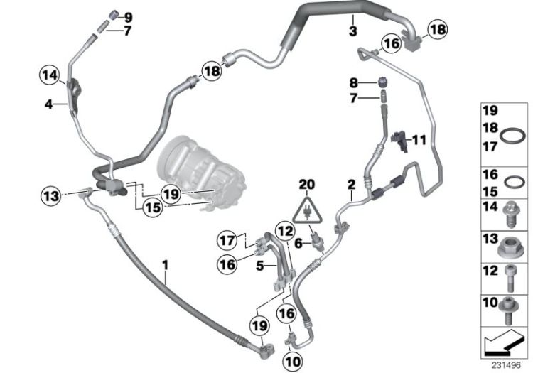 Coolant lines ->52590641540