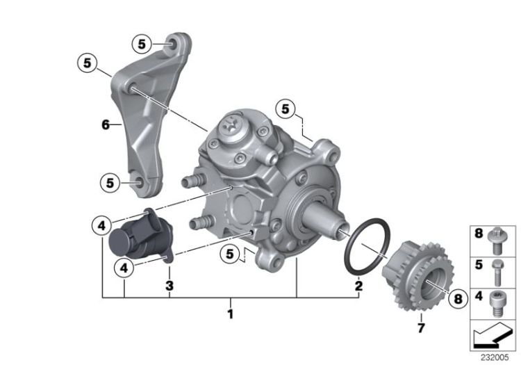 High-pressure pump ->50142131224