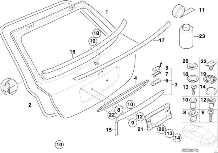 Adhesive tape, Number 11 in the illustration