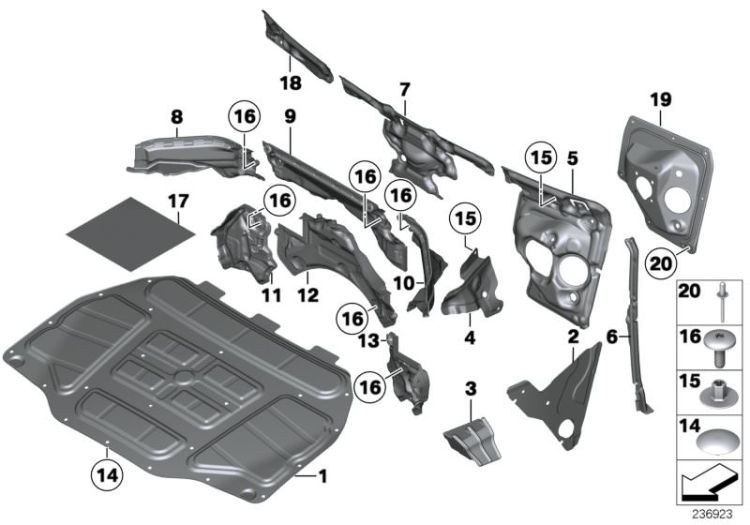 Sound insulation, front I ->51931517372