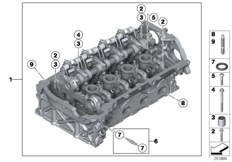 Cylinder head ->53622114993