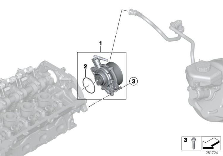 Vacuum pump with tubes ->53622115015