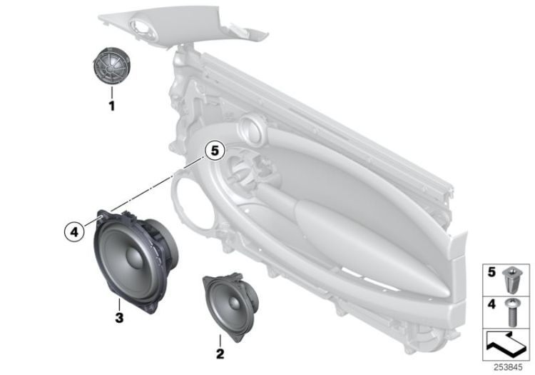 Single parts f front door loudspeaker ->50618651675