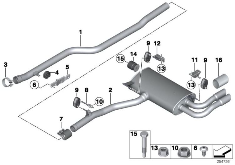 Hex Bolt with washer, Number 06 in the illustration