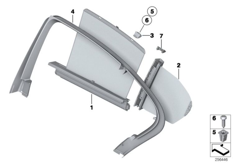 Sonnenschutzrollo Tür hinten ->52581517852