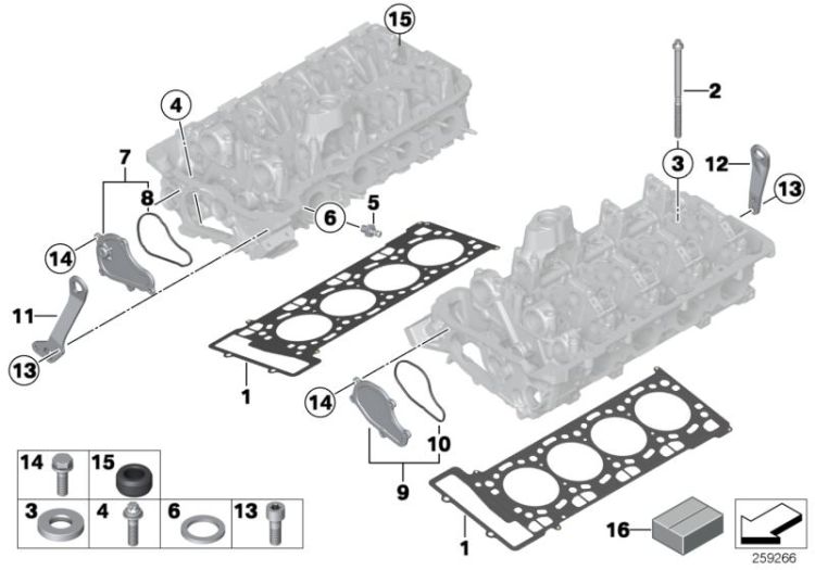 Cylinder head attached parts ->50904114169